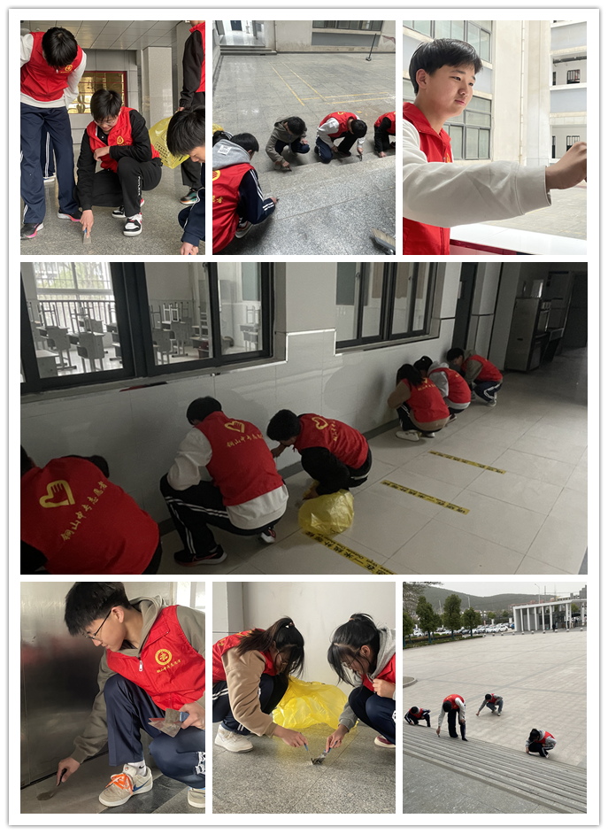 团委啄木鸟行动--口香糖清理